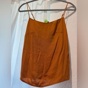 FARM Rio | Rust Orange Slip Dress